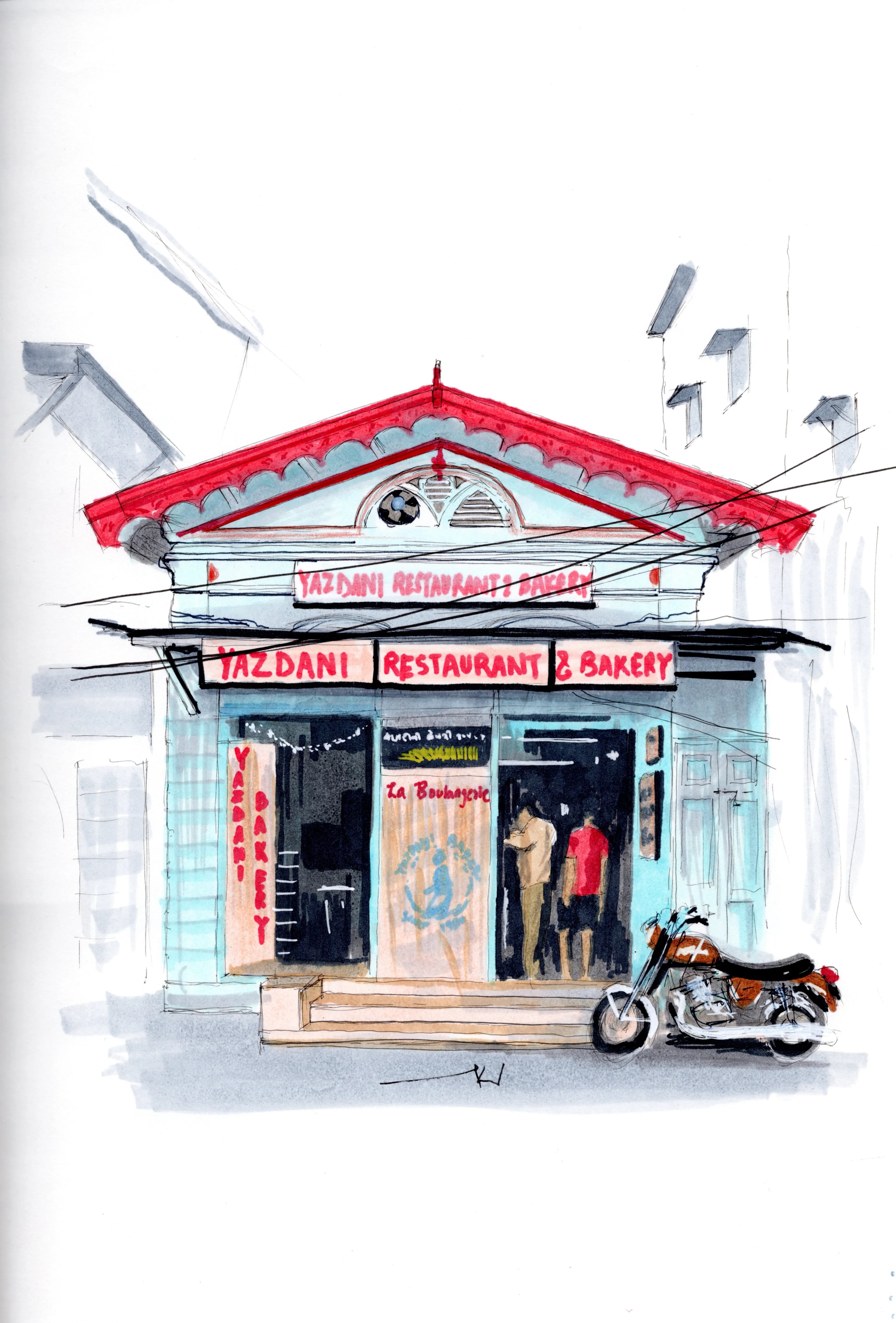 A sketch of Yazdani Bakery